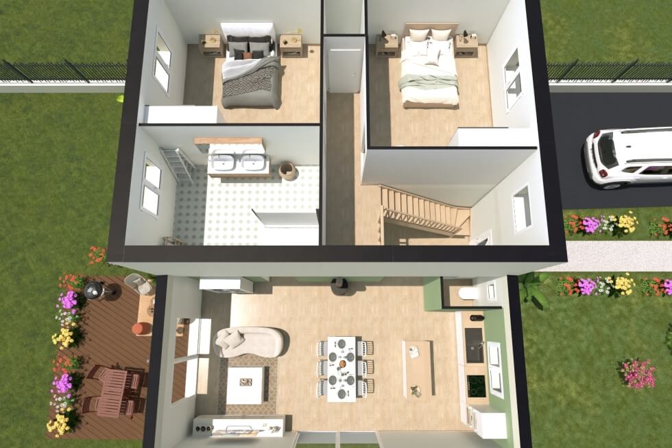 Plan intérieur 1er étage