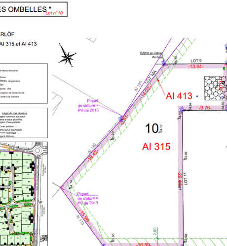 Plan du terrain