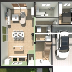 Plan intérieur rez-de-chaussée